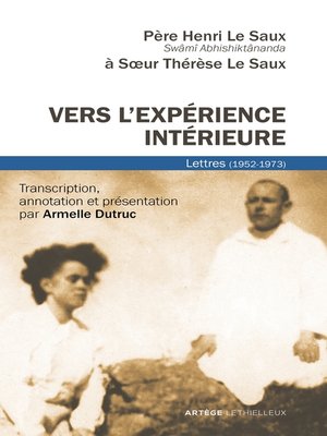 cover image of Vers l'expérience intérieure